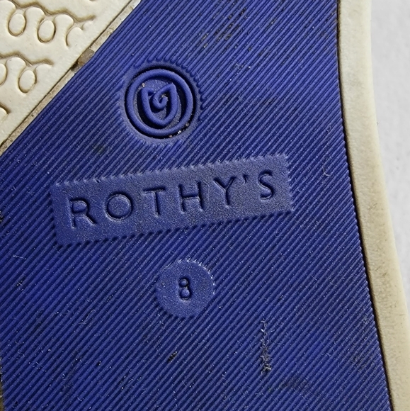 Rothy’s The Original Gray Slip-On Sneaker Shoes Women’s Size 8 - Picture 9 of 13